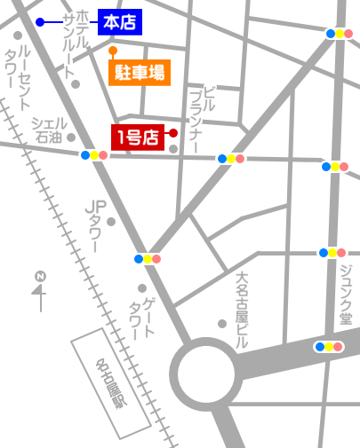 えびすやさん店舗地図